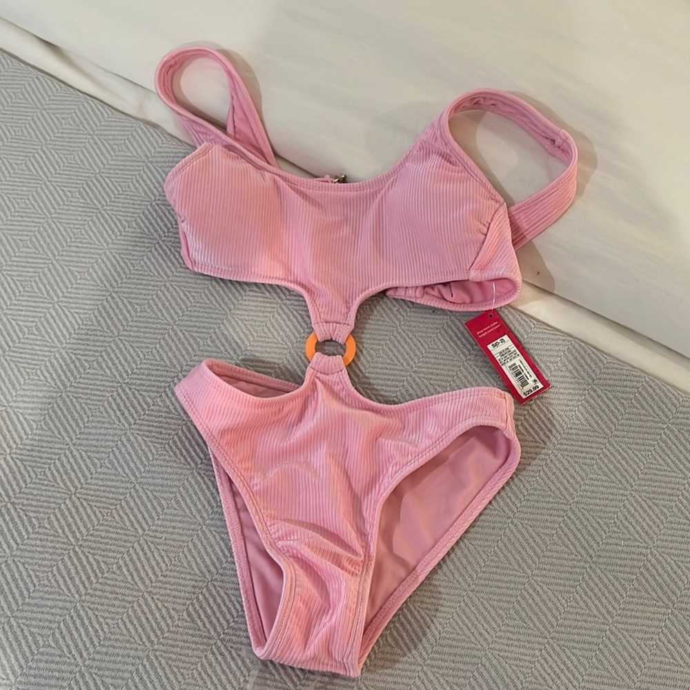 Pink swimsuit